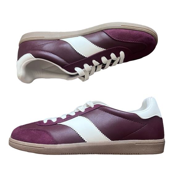 UNIVERSAL THREAD Spencer Fashion Sneakers Memory Foam Burgundy - Picture 2 of 5